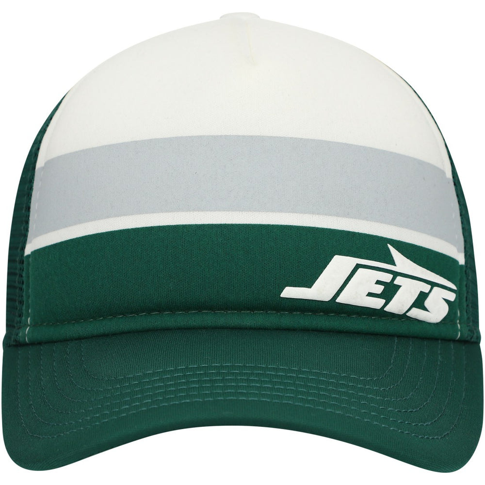 New York Jets Preschool Sport Night Color Block 9FORTY A-Frame Trucker Adjustable Hat | NFL Discount