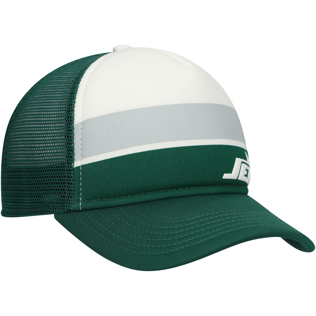 New York Jets Preschool Sport Night Color Block 9FORTY A-Frame Trucker Adjustable Hat | NFL Discount