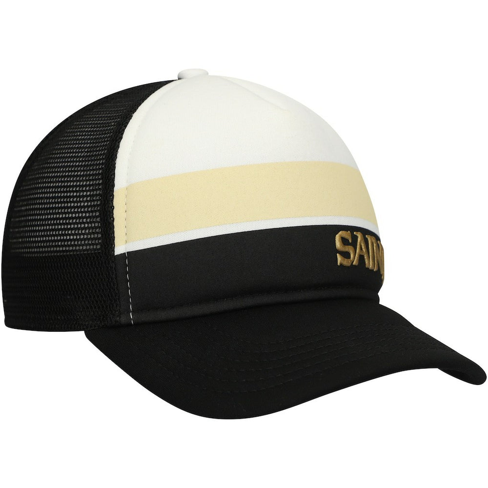 New Orleans Saints Preschool Sport Night Color Block 9FORTY A-Frame Trucker Adjustable Hat | NFL New