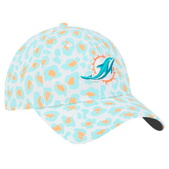 Miami Dolphins Preschool Active Leopard 9TWENTY Adjustable Hat | NFL New