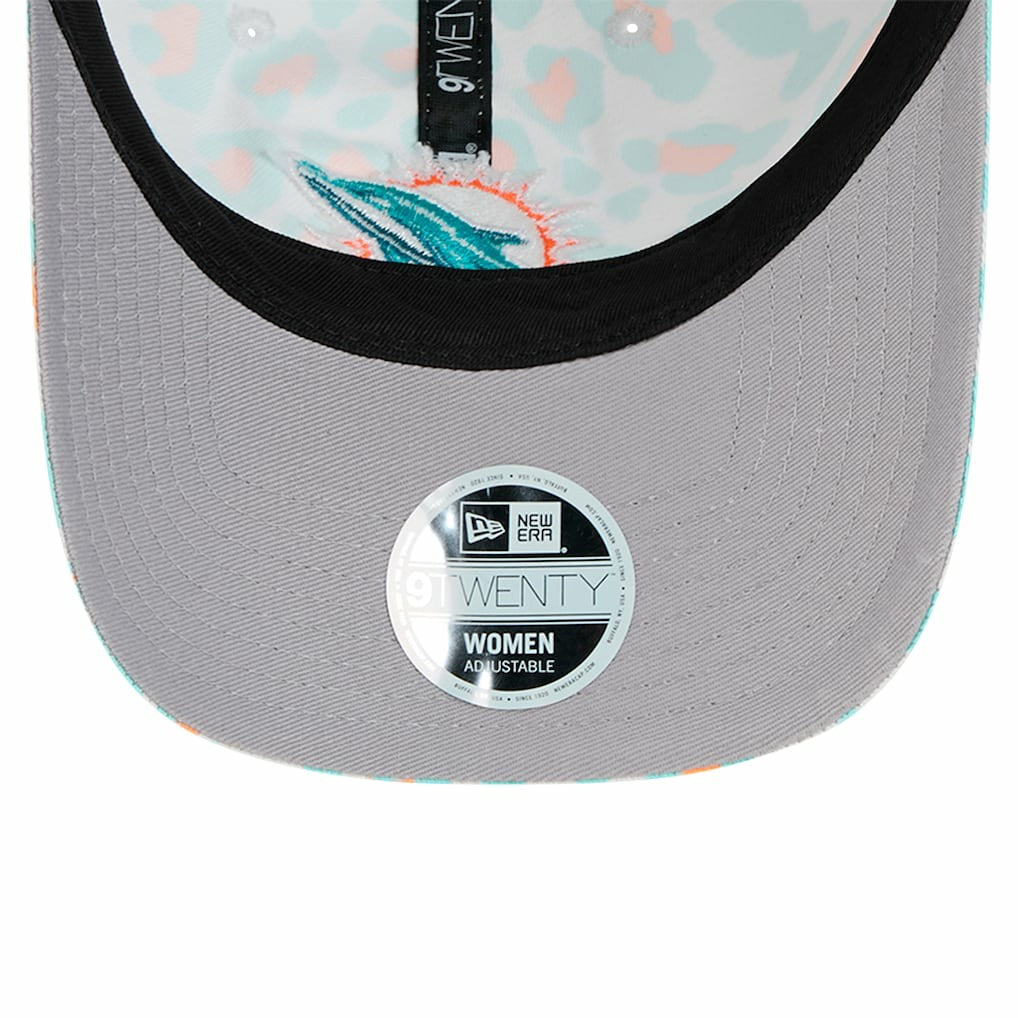 Miami Dolphins Preschool Active Leopard 9TWENTY Adjustable Hat | NFL New