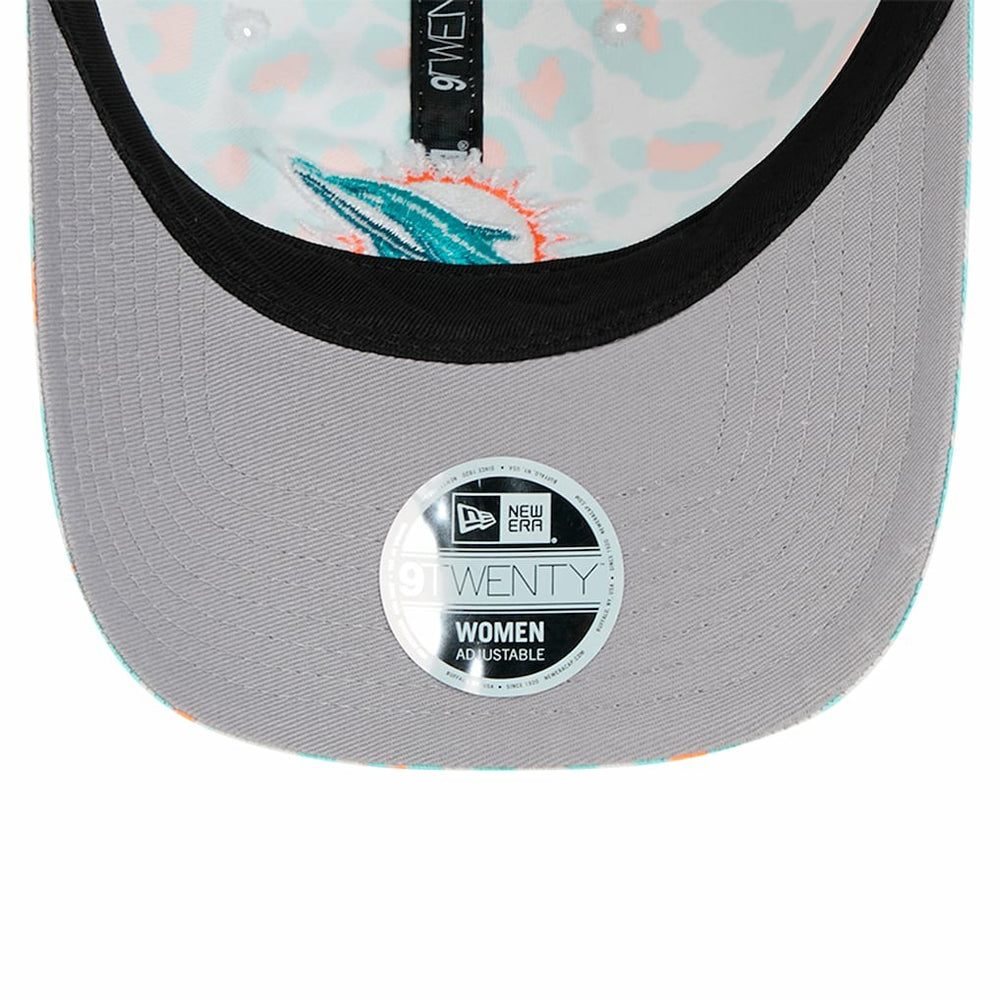 Miami Dolphins Preschool Active Leopard 9TWENTY Adjustable Hat | NFL New