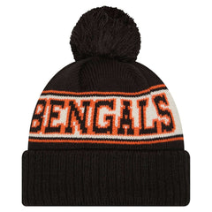 Cincinnati Bengals Youth  Retro Cuffed Knit Hat with Pom | NFL On sale