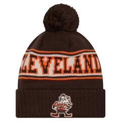 Cleveland Browns Youth  Retro Cuffed Knit Hat with Pom | NFL Online
