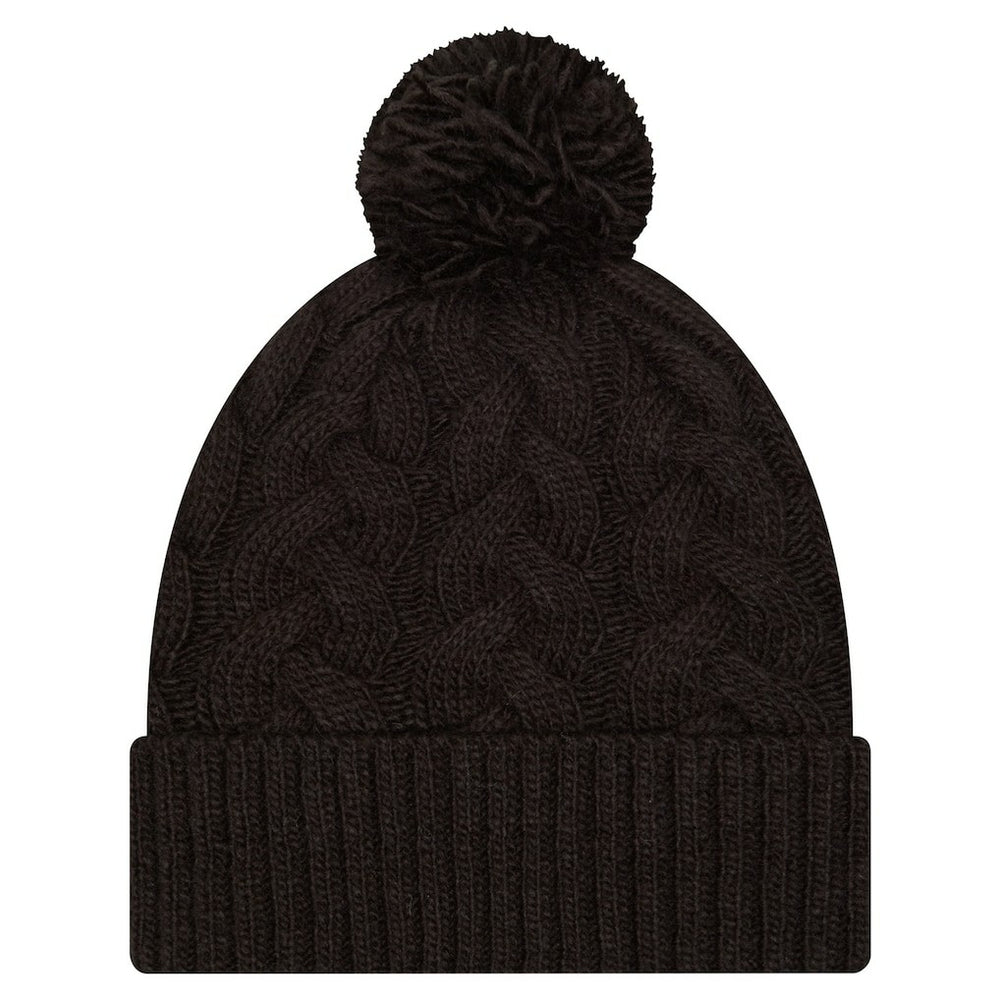 Cincinnati Bengals Girls Youth Cabled Cuffed Knit Hat with Pom | NFL On sale