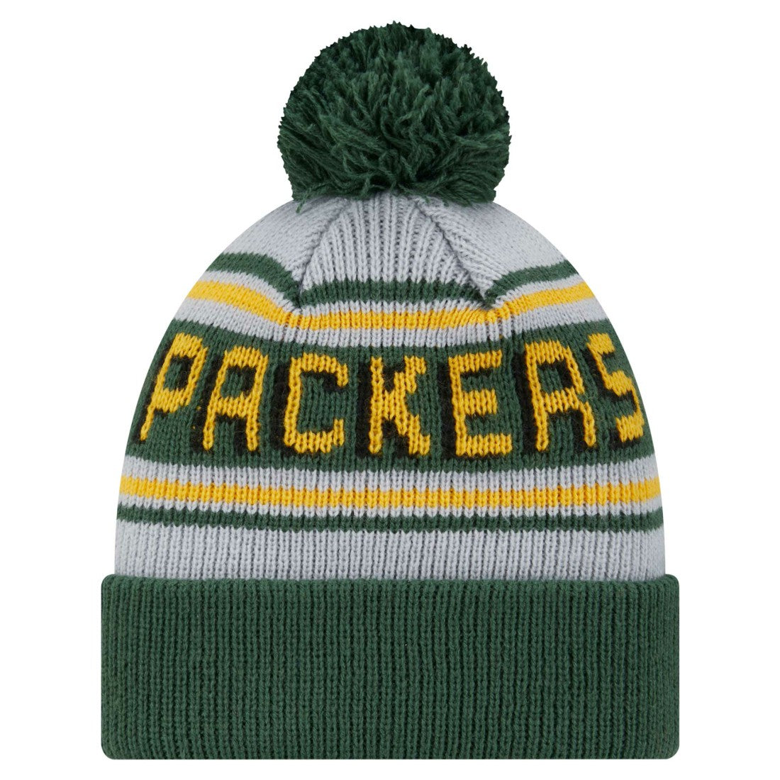 Green Bay Packers Youth Main Cuffed Knit Hat with Pom | NFL US