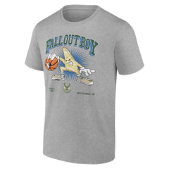 Gray Fall Out Boy x Milwaukee Bucks So Much For (2our) Dust T-Shirt | NBA