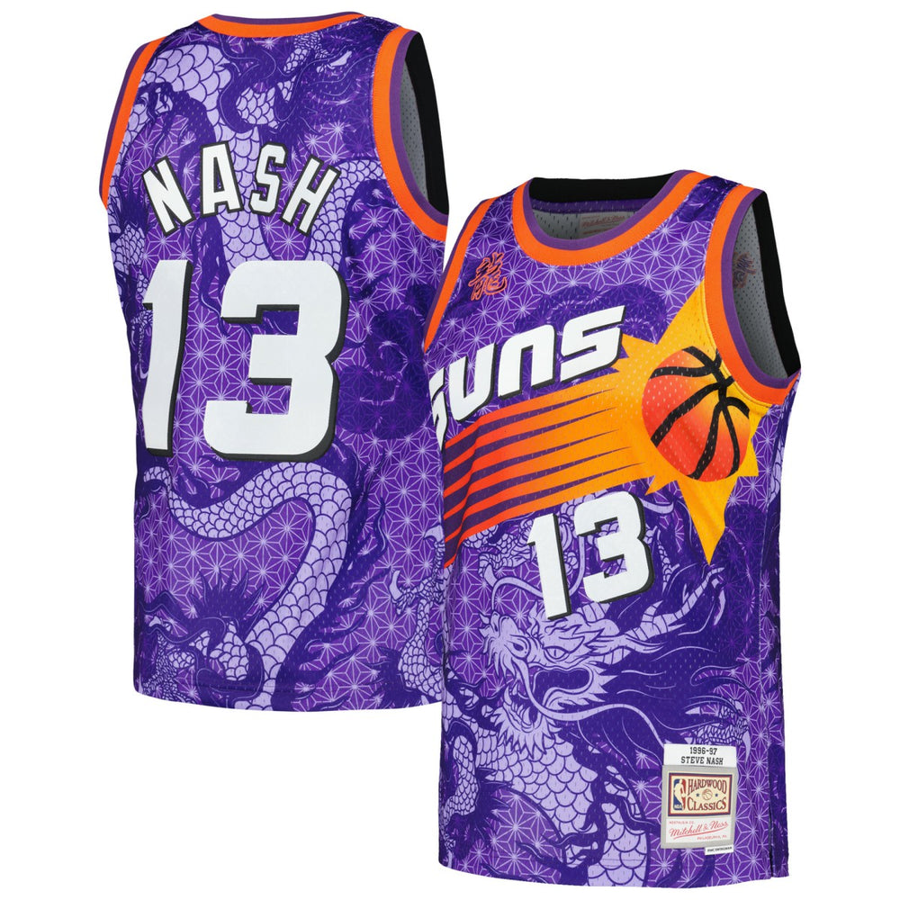 Purple Steve Nash Phoenix Suns 1996/97 Hardwood Classics Asian Heritage 6.0 Swingman Throwback Player Jersey | NBA