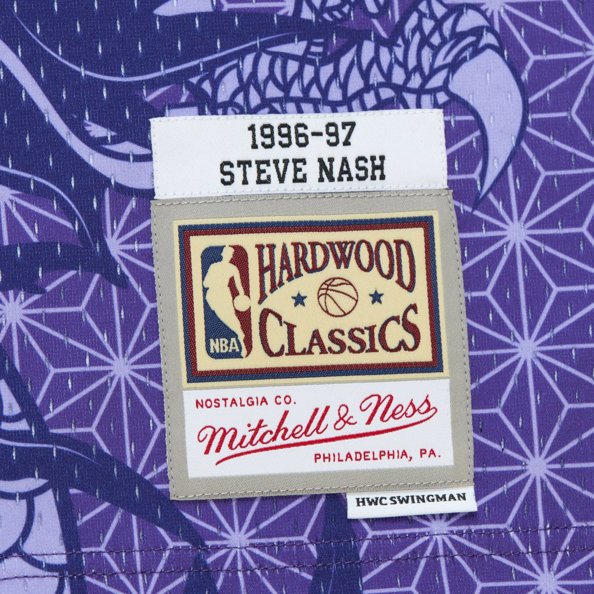 Purple Steve Nash Phoenix Suns 1996/97 Hardwood Classics Asian Heritage 6.0 Swingman Throwback Player Jersey | NBA