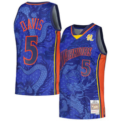 Royal Baron Davis Golden State Warriors 2006/07 Hardwood Classics Asian Heritage 6.0 Swingman Throwback Player Jersey sale | NBA