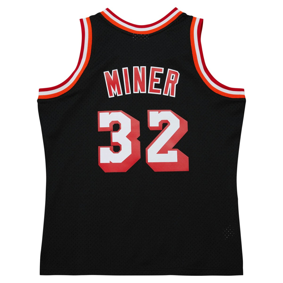 Black Harold Miner Miami Heat 1992/93 Hardwood Classics Swingman Throwback Jersey | NBA