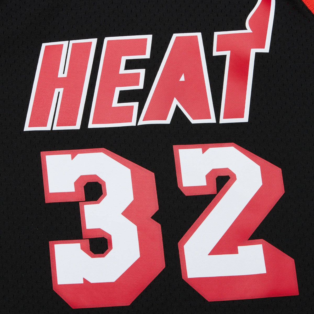 Black Harold Miner Miami Heat 1992/93 Hardwood Classics Swingman Throwback Jersey | NBA