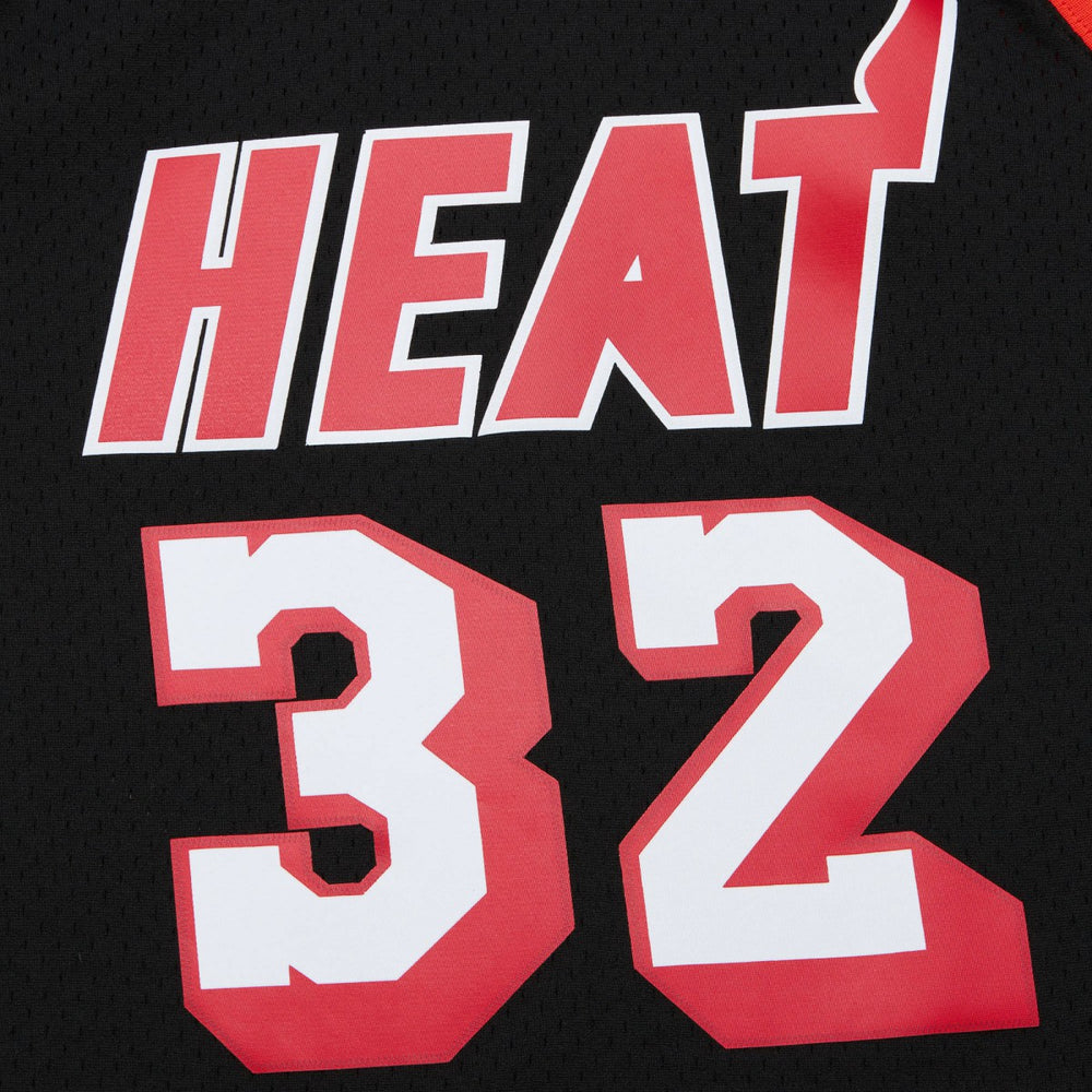 Black Harold Miner Miami Heat 1992/93 Hardwood Classics Swingman Throwback Jersey | NBA