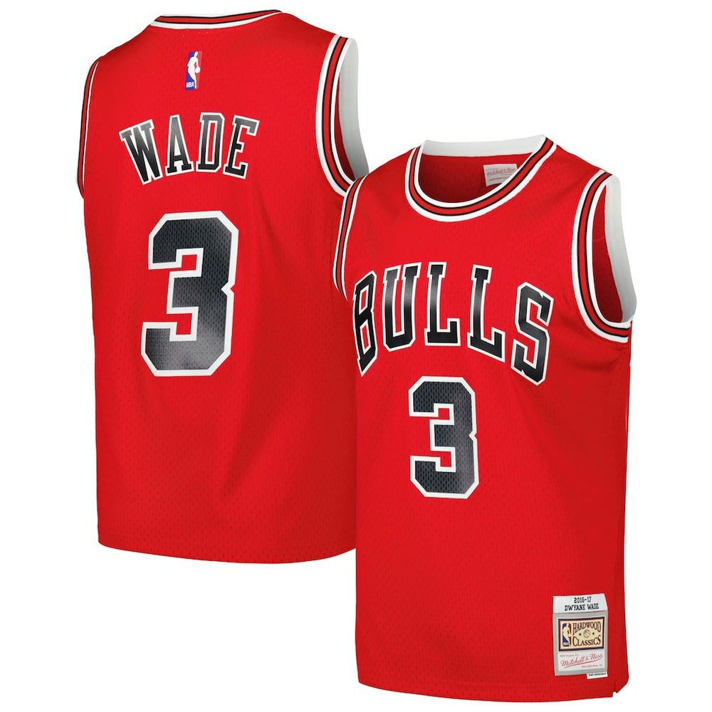 Red Dwyane Wade Chicago Bulls 2016/17 Hardwood Classics Swingman Jersey sale | NBA