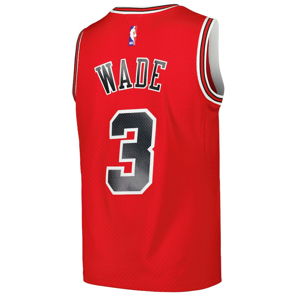 Red Dwyane Wade Chicago Bulls 2016/17 Hardwood Classics Swingman Jersey sale | NBA