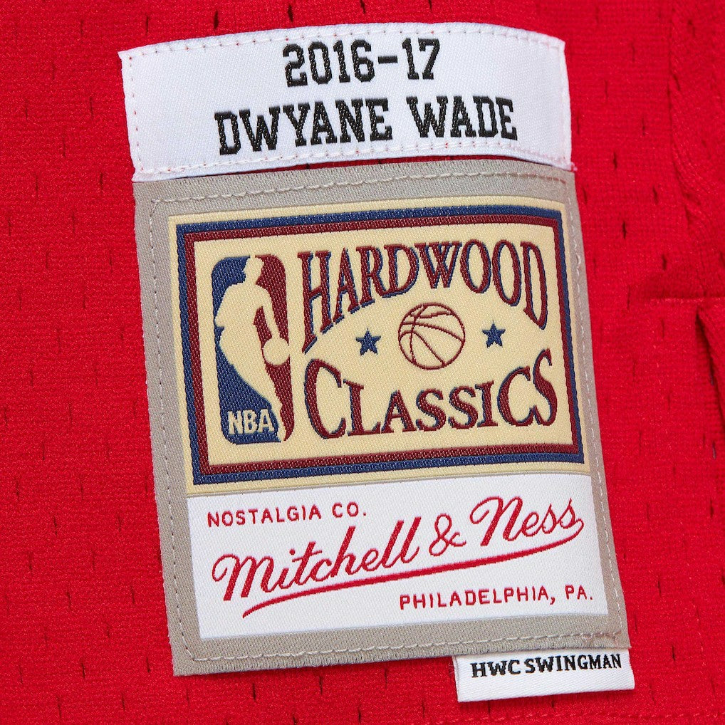 Red Dwyane Wade Chicago Bulls 2016/17 Hardwood Classics Swingman Jersey sale | NBA