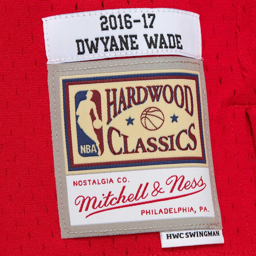Red Dwyane Wade Chicago Bulls 2016/17 Hardwood Classics Swingman Jersey sale | NBA