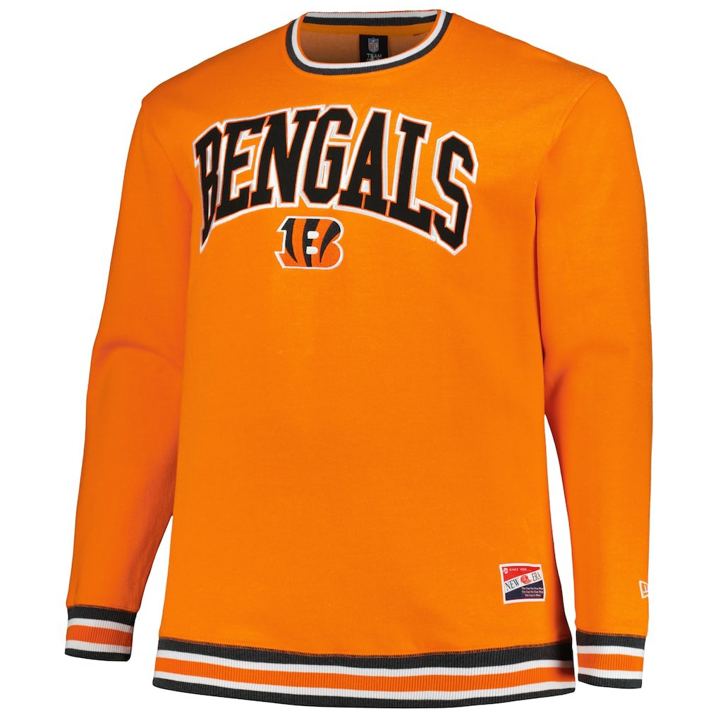 Cincinnati Bengals Big & Tall Pullover Sweatshirt | NFL New