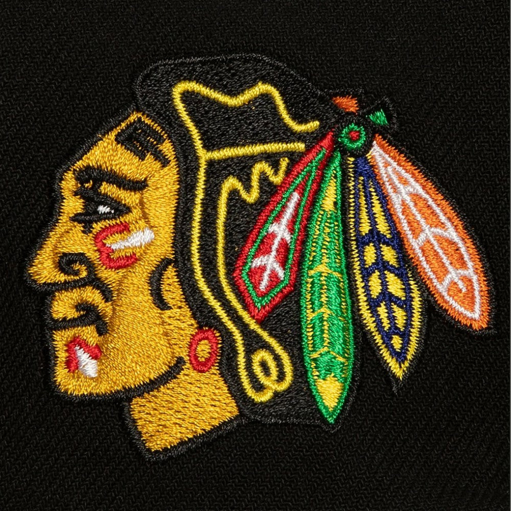 Chicago Blackhawks Mitchell & Ness Retro Script Colorblock Snapback Hat -  NHL Hats