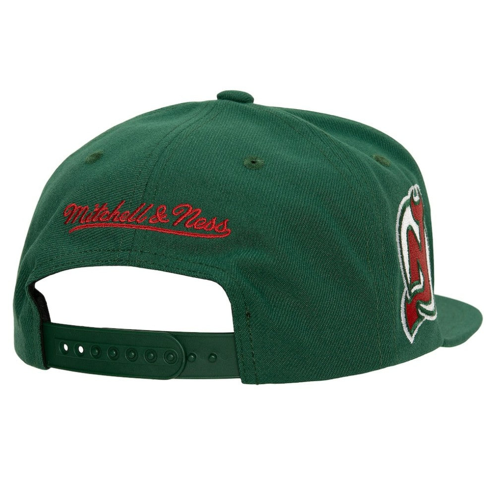 New Jersey Devils Mitchell & Ness Retro Script Colorblock Snapback Hat -  NHL Jerseys