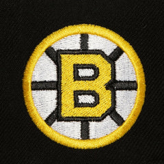 Boston Bruins Mitchell & Ness Retro Script Colorblock Snapback Hat -  NHL Hats