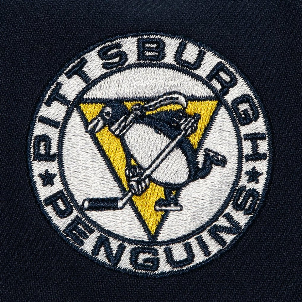 Pittsburgh Penguins Mitchell & Ness Retro Script Colorblock Snapback Hat -  NHL Hats