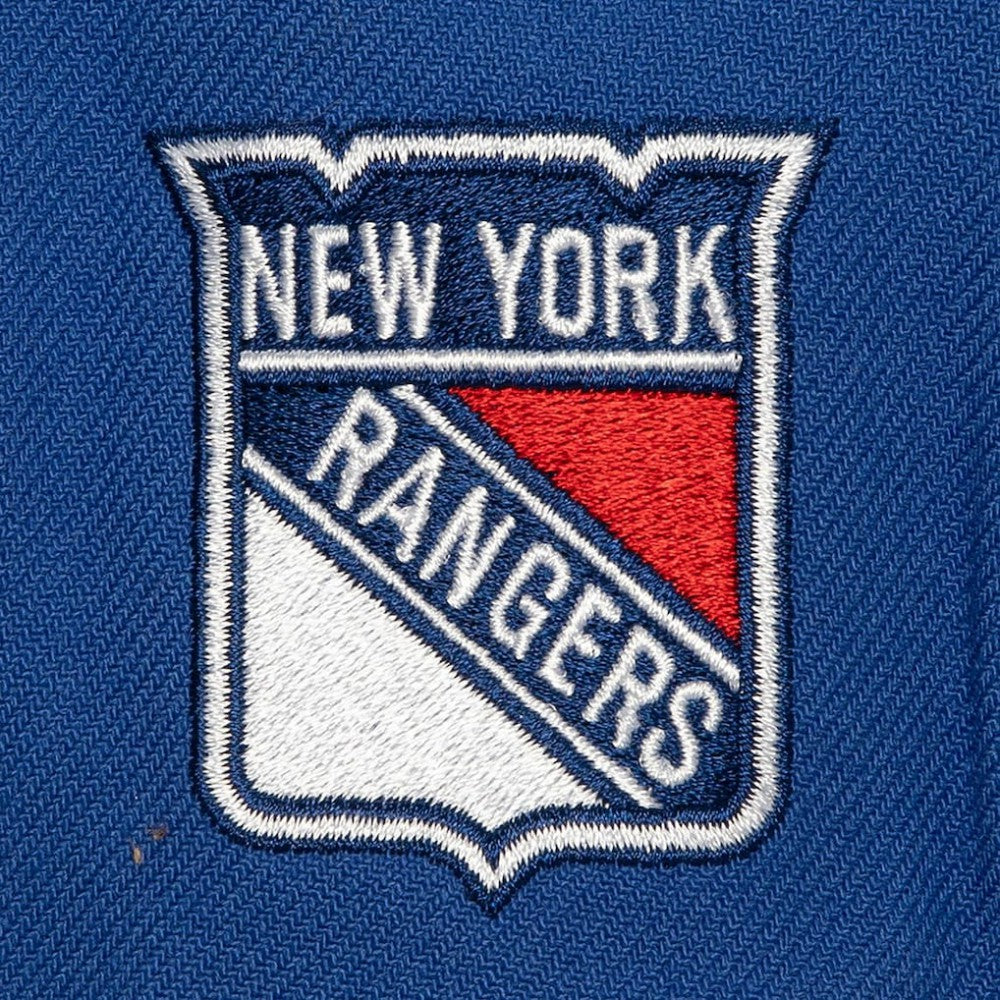 New York Rangers Mitchell & Ness Retro Script Colorblock Snapback Hat -  NHL Hats