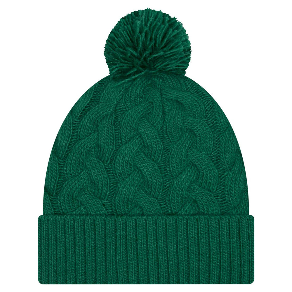 New York Jets Women's Cable Cuffed Knit Hat with Pom | NFL Sale