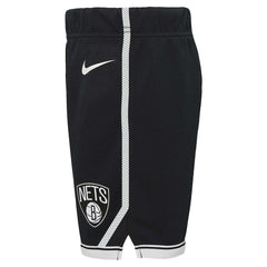 Black Brooklyn Nets Preschool Icon Replica Shorts | NBA