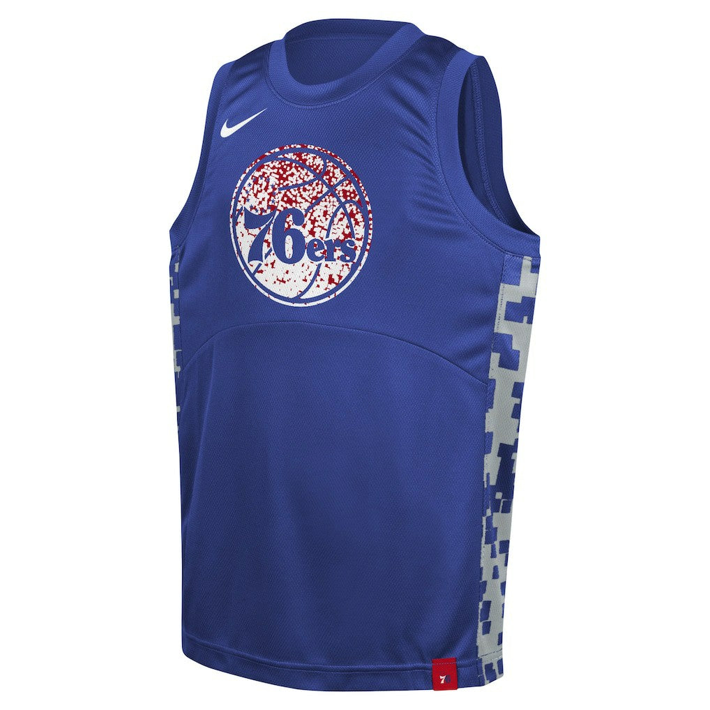 Royal Philadelphia 76ers Youth Courtside Starting Five Team Jersey | NBA