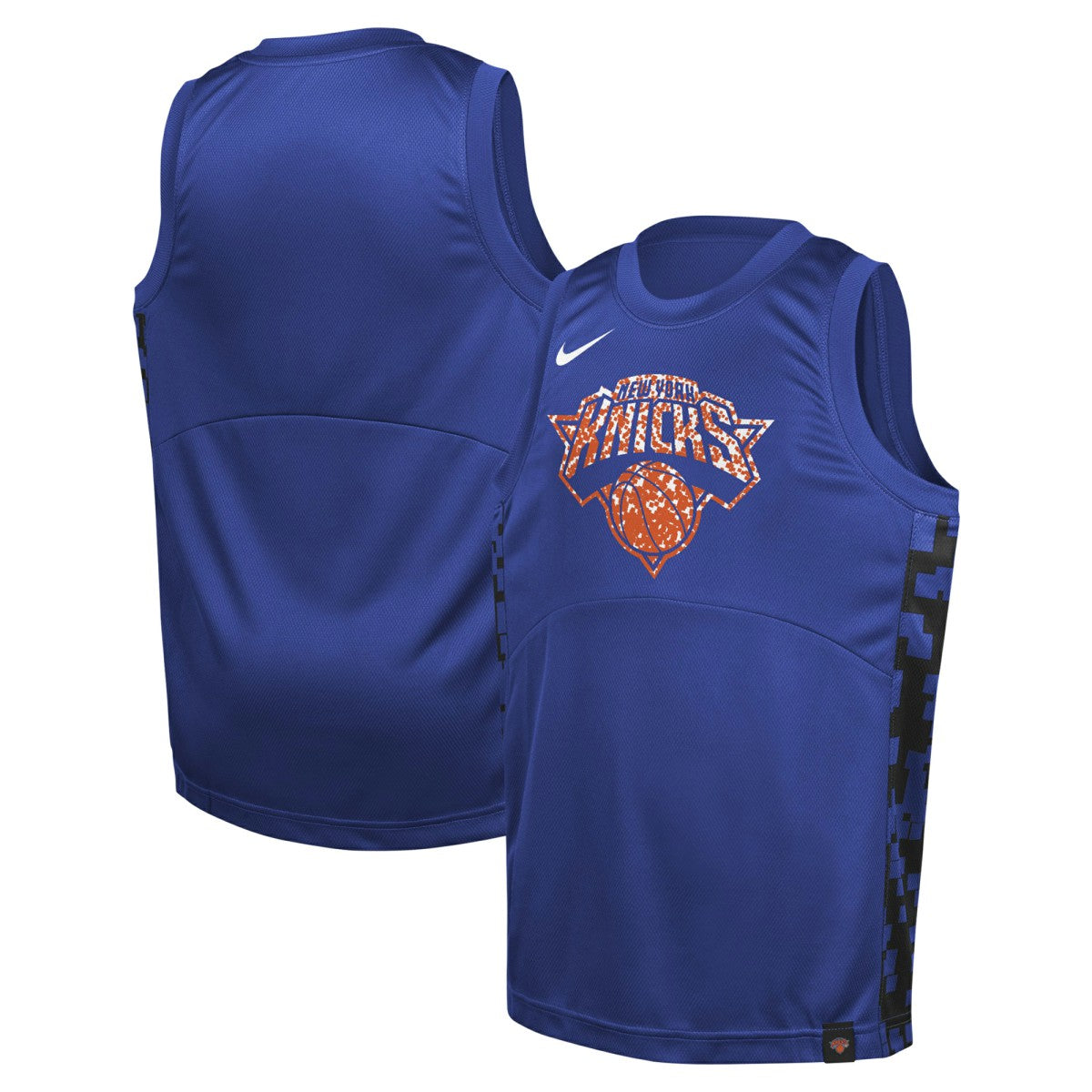 Blue New York Knicks Youth Courtside Starting Five Team Jersey | NBA