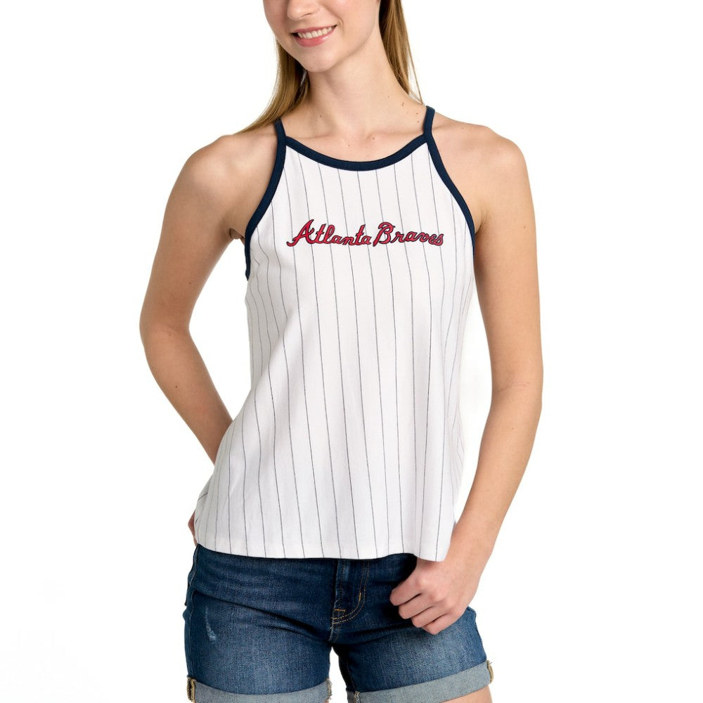 Atlanta Braves Lusso Women's Nahla Tank Top - MLB Tanks