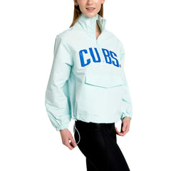 Chicago Cubs Lusso Women's Parker Half-Zip Jacket - MLB Jackets