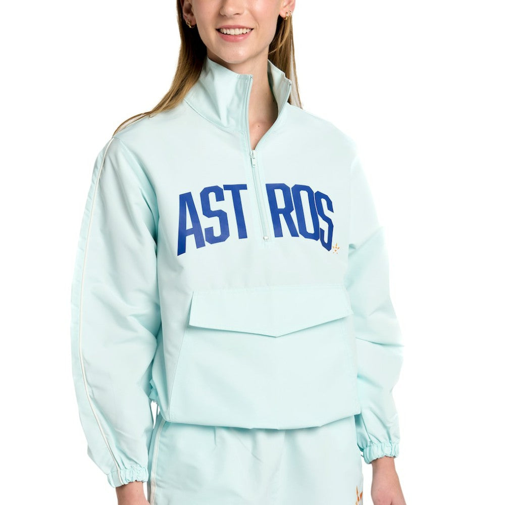 Houston Astros Lusso Women's Parker Half-Zip Jacket - MLB Jackets