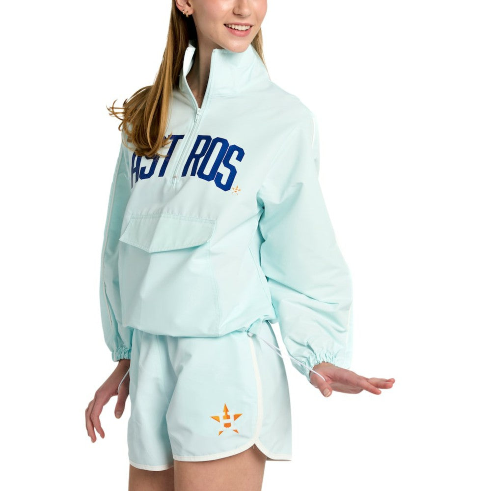 Houston Astros Lusso Women's Parker Half-Zip Jacket - MLB Jackets