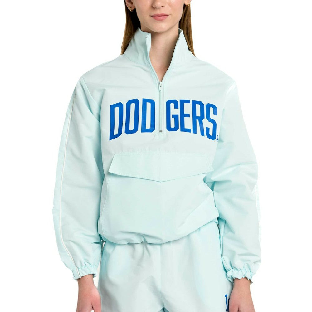 Los Angeles Dodgers Lusso Women's Parker Half-Zip Jacket - MLB Jackets