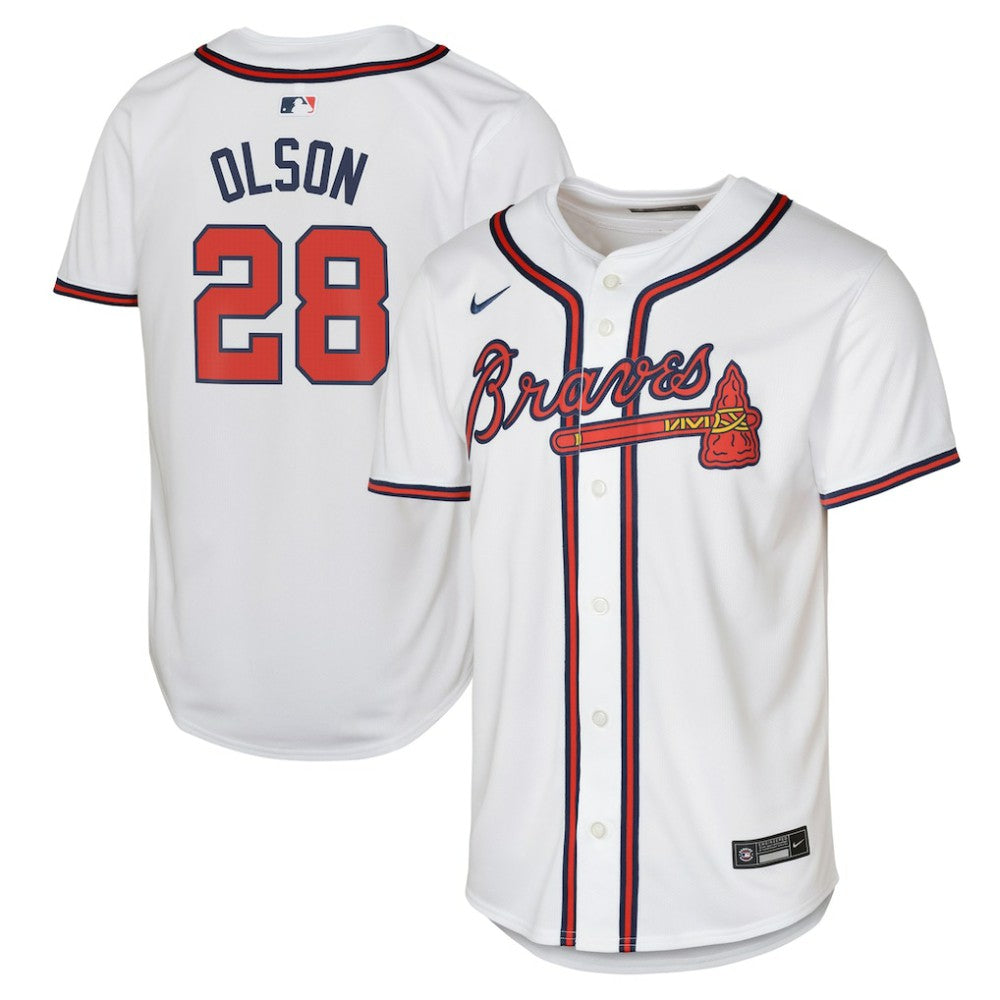 Matt Olson Atlanta Braves Nike Youth Home Limited Player Jersey - MLB Jerseys