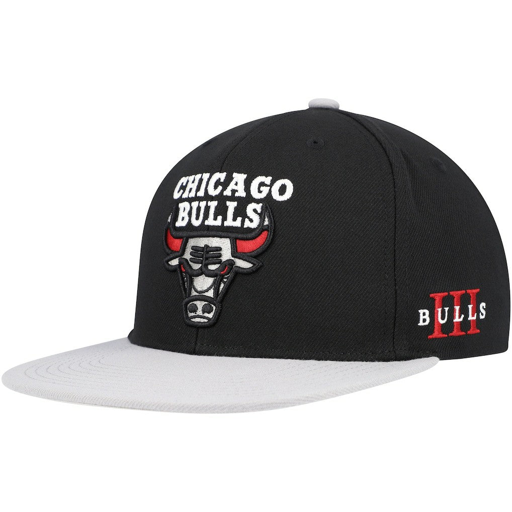 Black/Gray Chicago Bulls Core Snapback Hat | NBA