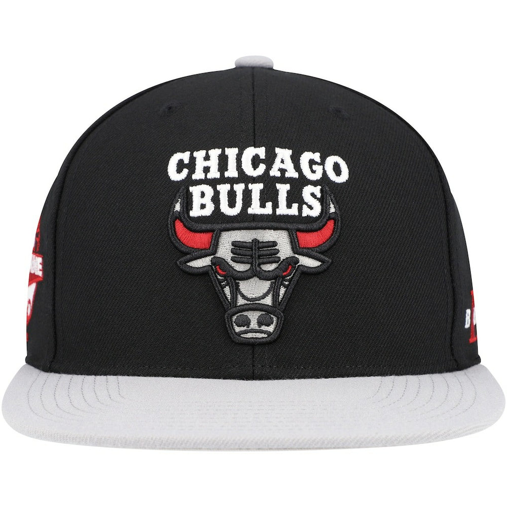 Black/Gray Chicago Bulls Core Snapback Hat | NBA