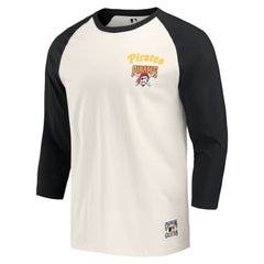 Pittsburgh Pirates Darius Rucker Collection by Fanatics Cooperstown Collection Raglan 3/4-Sleeve T-Shirt - MLB T-shirts