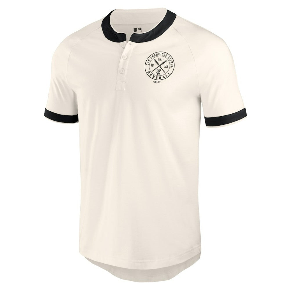 San Francisco Giants Darius Rucker Collection by Fanatics Henley Raglan T-Shirt - MLB T-shirts