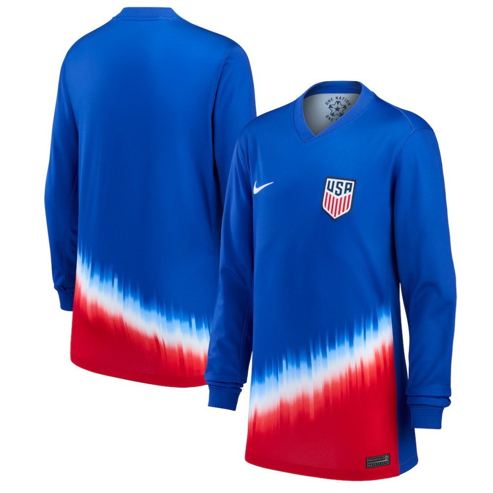 USMNT Youth 2024 Away Replica Long Sleeve Jersey