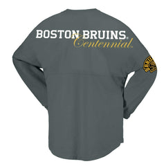 Boston Bruins Fanatics Women's 100th Anniversary Spirit Jersey T-Shirt -  NHL T-shirts