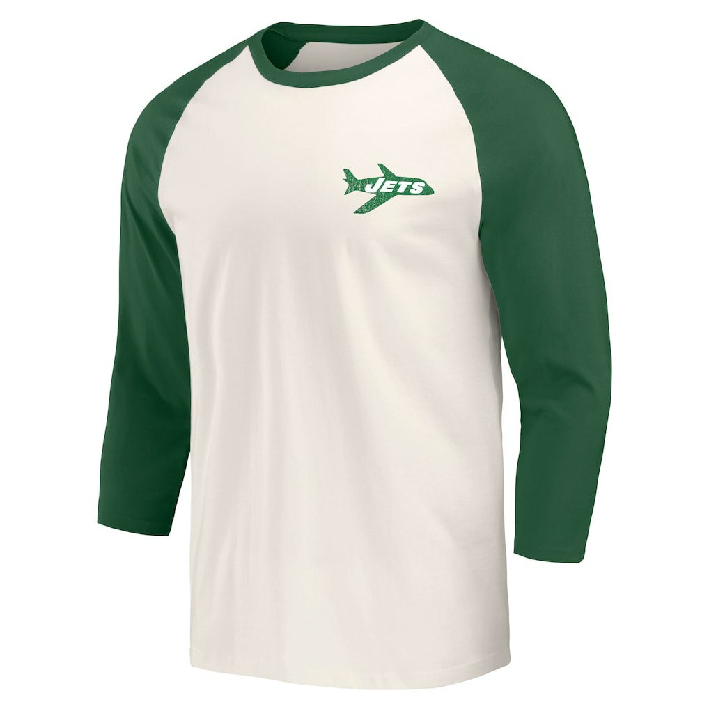 New York Jets Darius Rucker Collection Raglan 3/4 Sleeve T-Shirt | NFL US