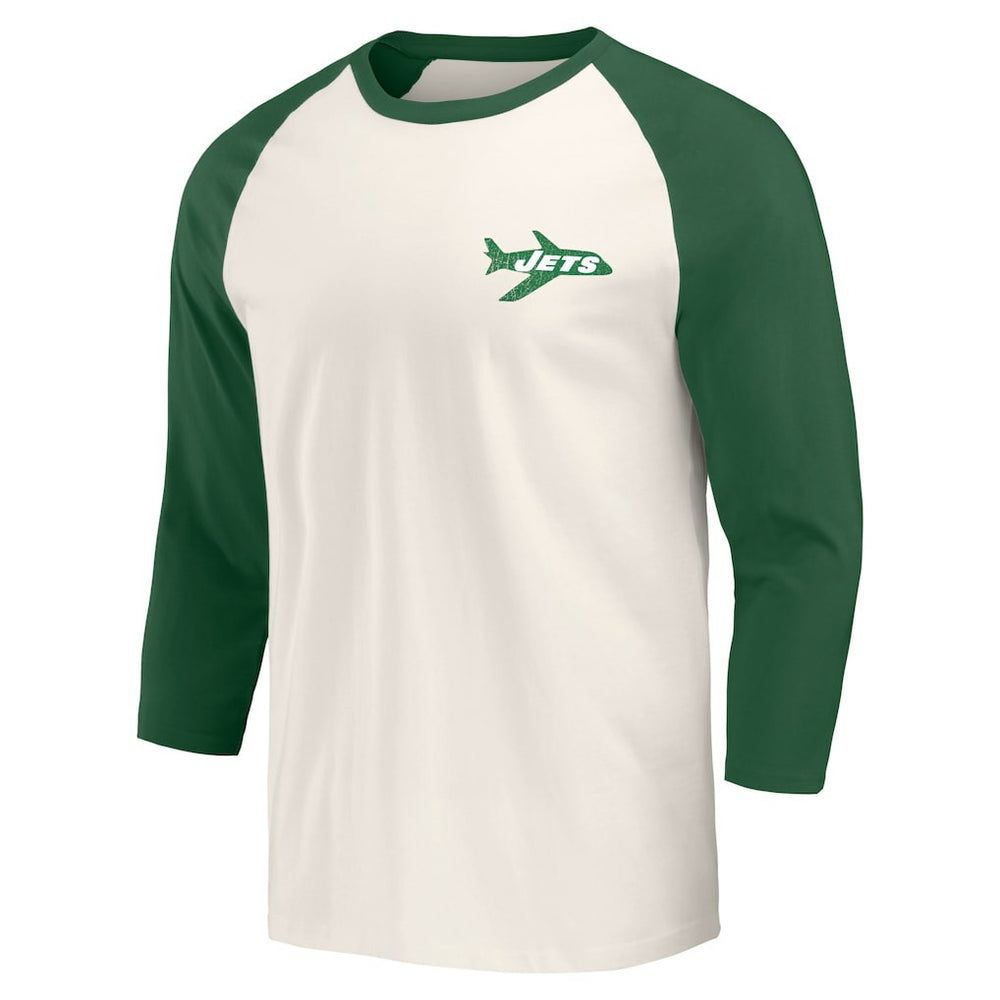 New York Jets Darius Rucker Collection Raglan 3/4 Sleeve T-Shirt | NFL US
