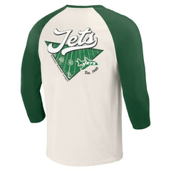 New York Jets Darius Rucker Collection Raglan 3/4 Sleeve T-Shirt | NFL US