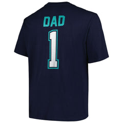 Seattle Mariners Profile Big & Tall #1 Dad T-Shirt - MLB T-shirts