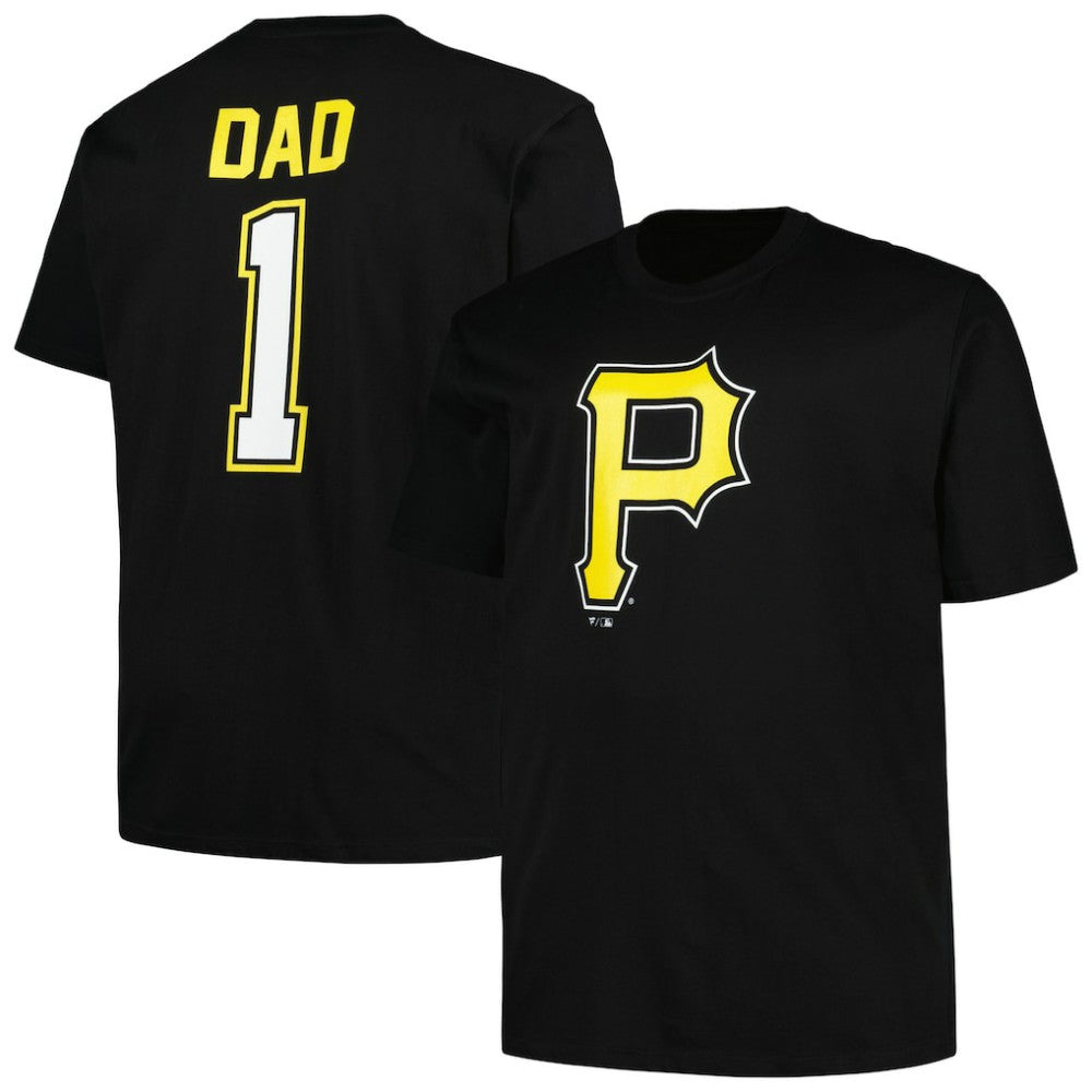 Pittsburgh Pirates Profile Big & Tall #1 Dad T-Shirt - MLB T-shirts