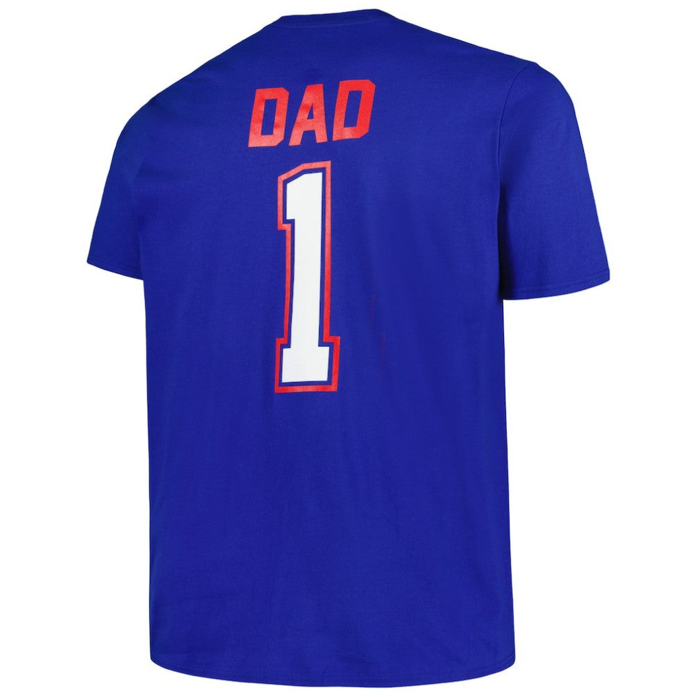 Texas Rangers Profile Big & Tall #1 Dad T-Shirt - MLB T-shirts