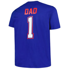 Texas Rangers Profile Big & Tall #1 Dad T-Shirt - MLB T-shirts